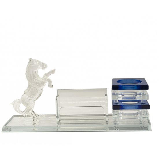 HORSE CRISTAL DESK set